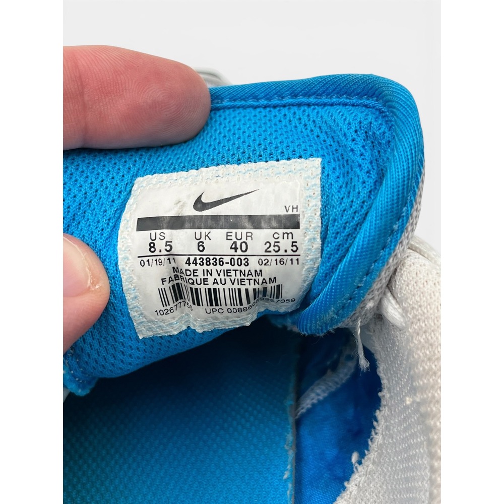 Nike Flex TR Running Shoes Grey Blue Womens 8.5 Low Top Sneakers 443836-003 - Picture 8 of 8